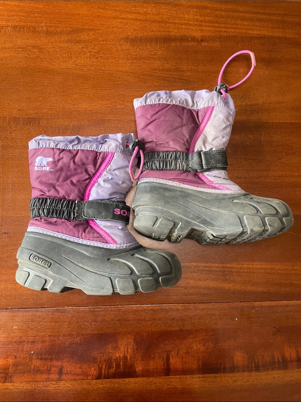 Sorel Kids Purple & Pink Winter Boots